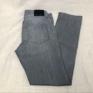 Express Grey Hyper Stretch Slim Straight Jeans 30x32